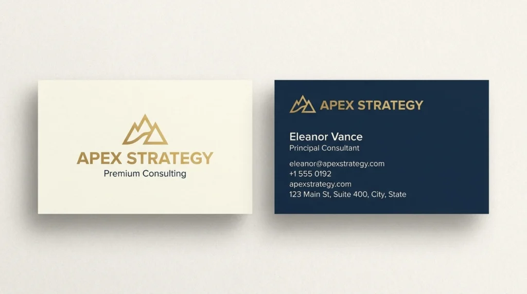 Consulting Business Cards