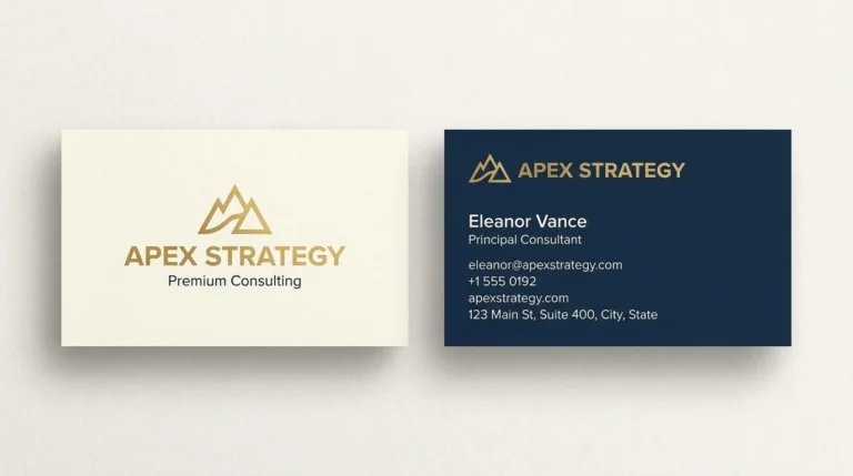 Consulting Business Cards